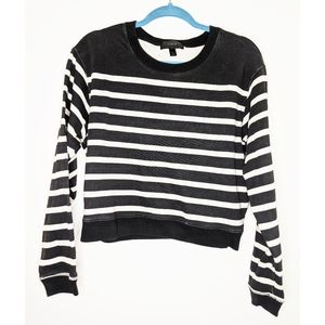 Striped Cropped Sweater